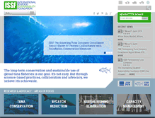 Tablet Screenshot of iss-foundation.org